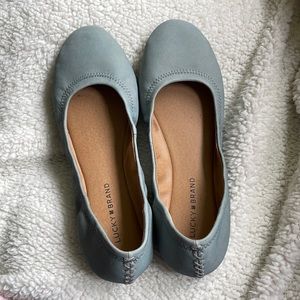 Lucky Brand flats. Worn once!